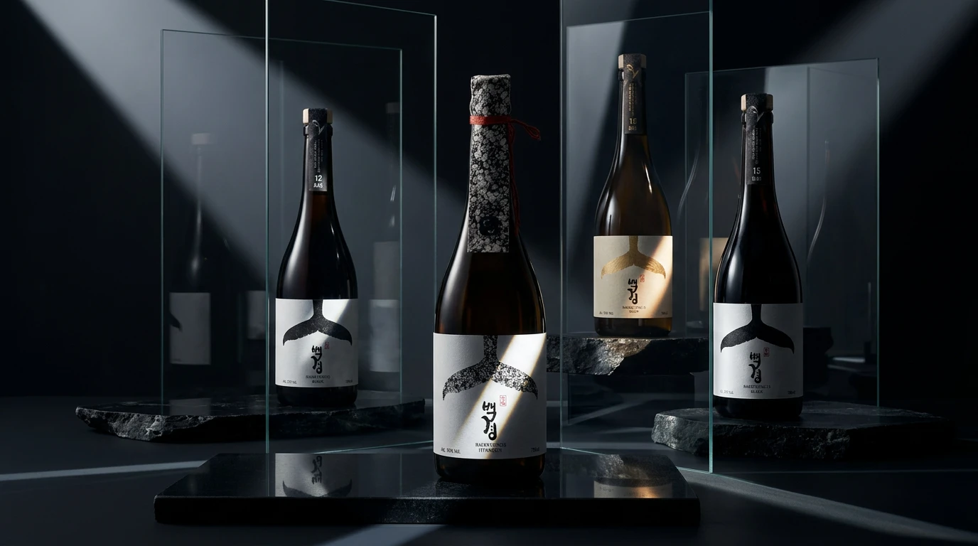 Baekkyung 12 Black — bottle visual