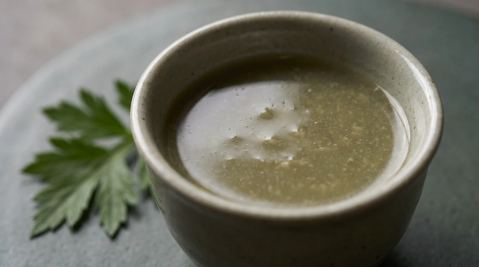 Mugwort Makgeolli — editorial photo