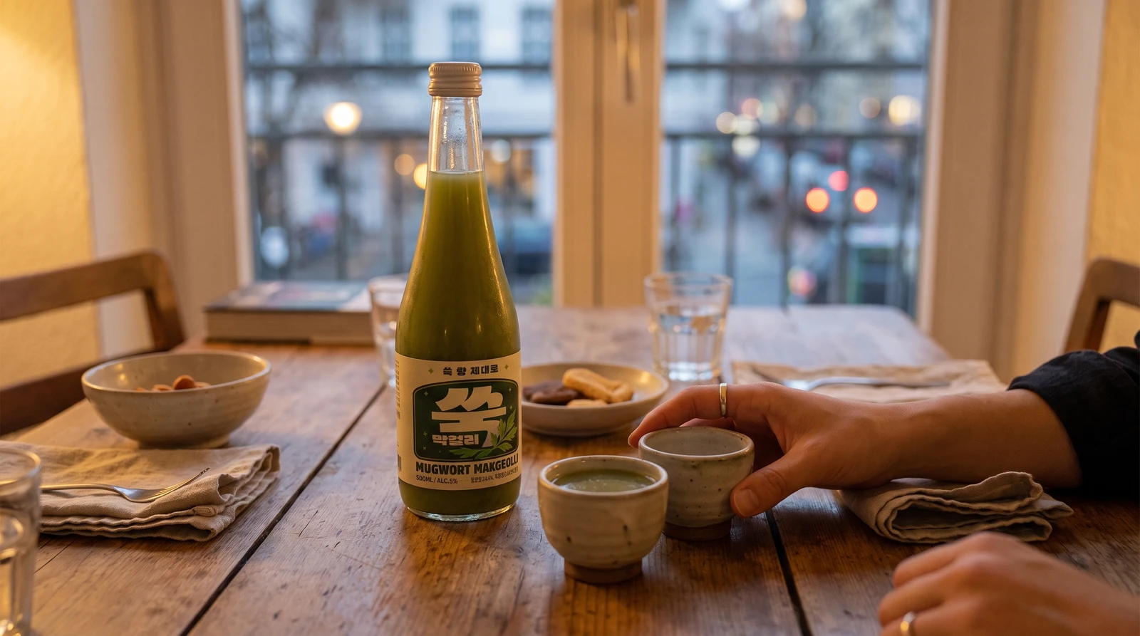 Mugwort Makgeolli — expression photo