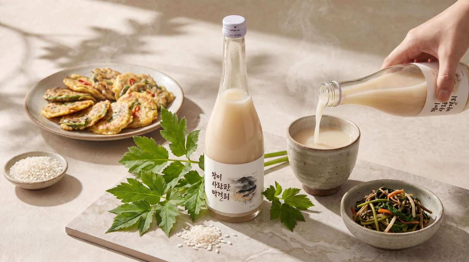 The King’s Beloved Makgeolli — editorial photo